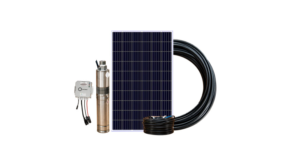 One of SunCulture’s solar pump products, the RainMaker2S + ClimateSmart™ Direct