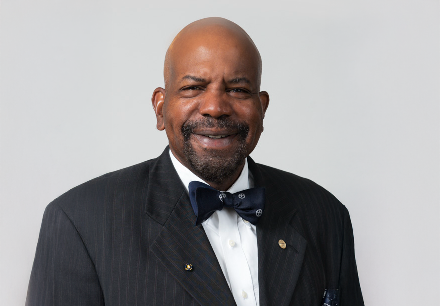 Dr. Cato Laurencin smiles in a portrait.