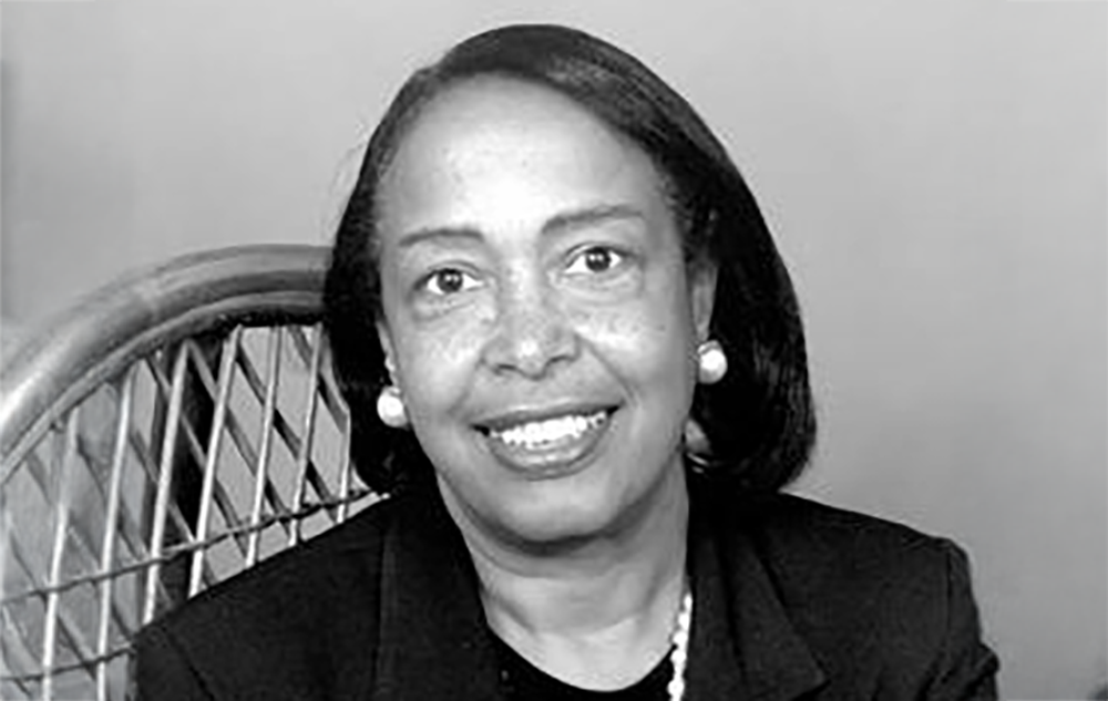 Dr. Patricia Bath smiles in a portrait.