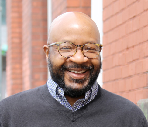 Kevin Washington, the Lemelson Foundation's chief financial and administrative officer, smiles at the camera.